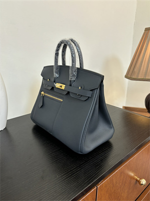 Birkin Colormatic Bag Swift Leather 25/30 Gold/Silver Hardware In Ardoise Color HS