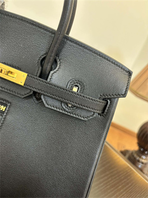 Birkin Colormatic Bag Swift Leather 25/30 Gold/Silver Hardware In Black Color HS