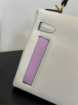 Kelly Colormatic Bag Swift Leather 25/28CM Gold/Silver Hardware In Nata/Chai/Cuivre/Lime/Mauve Sylvester Color HS