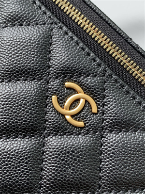 Chanel Vanity with chain Grained Calfskin& Gold-Tone Metal Black AP4799