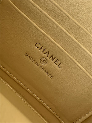 Chanel Vanity Case Grained Calfskin& Silver-Tone Metal Yellow AP3940