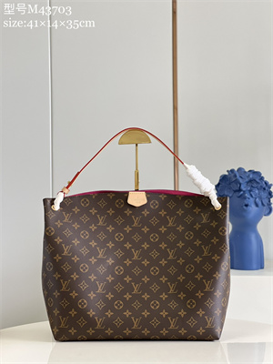 L.V Graceful MM Bag Monogram Canvas Inside Pivoine Pink M43703