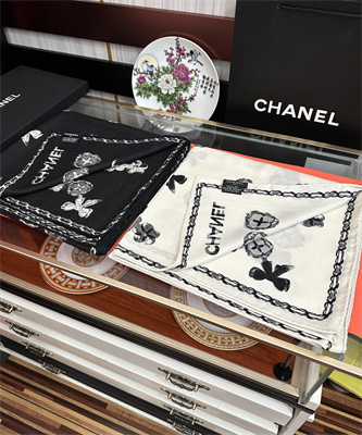 Chanel Cashmere/Silk Scarf 38932