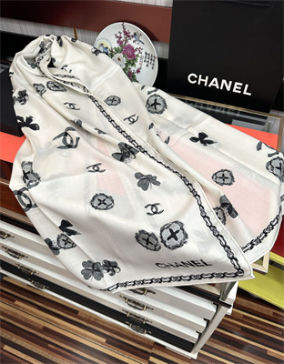 Chanel Cashmere/Silk Scarf 38931