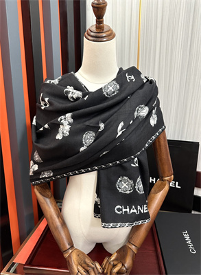 Chanel Cashmere/Silk Scarf 38932