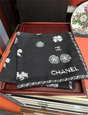Chanel Cashmere/Silk Scarf 38932
