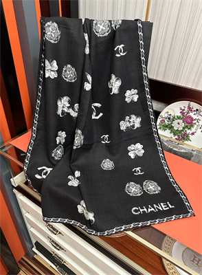Chanel Cashmere/Silk Scarf 38932