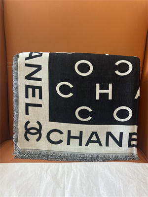 Chanel Wool/Cashmere/Silk Scarf/Shawl 38936