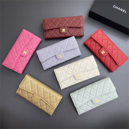 Chanel Long Wallet Grained Calfskin A80758