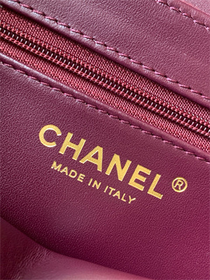 Cha.nel Mini Shopping Bag Kelly Bag Velvet Gold-Tone Metal  AS4416