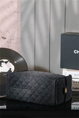 Chanel 25 Medium Handbag Black Denim Gold Tone Metal AS5311