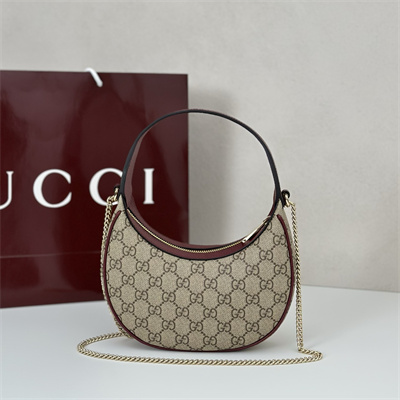 Gucci Ophidia GG Small shoulder bag GG Monogram Canvas Burgundy 838463