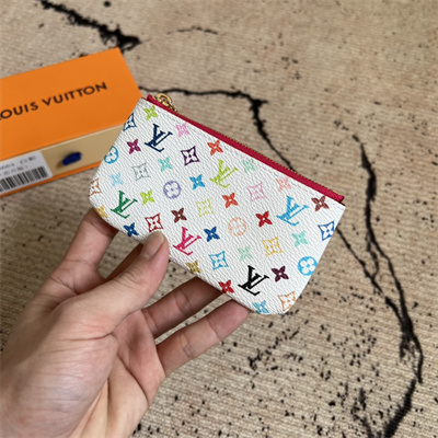 LV X TM Key Pouch Monogram Canvas white Colorful M13664