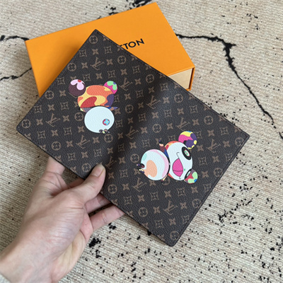 LV Passport Cover With Panda Printing Monogram Canvas M14164