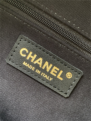 Chanel Backpack Grained Calfskin Gold Tone Metal Black AS5793