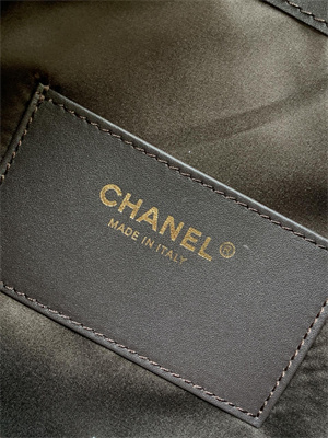 Chanel 25 Small Handbag Suede Gold Tone Metal Coffee AS5293