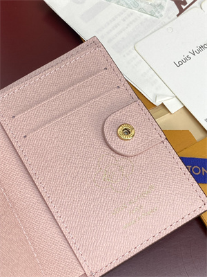 L.V Lisa Wallet Vivienne Winter Holidays Monogram Canvas Snowy Pearl M15334