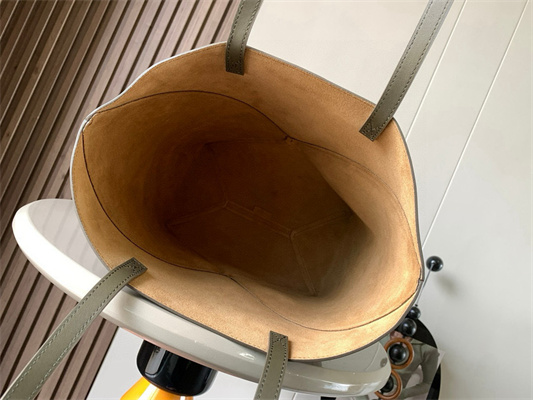 Loewe Medium Puzzle Fold Tote In Shinny Calfskin