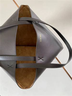 Loewe Medium Puzzle Fold Tote In Shinny Calfskin