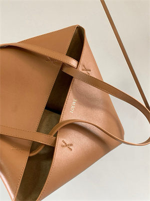 Loewe Medium Puzzle Fold Tote In Shinny Calfskin