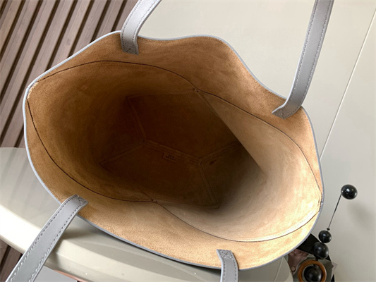 Loewe Medium Puzzle Fold Tote In Shinny Calfskin