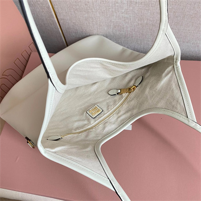 MiuMiu Ivy Leather Bag White Color