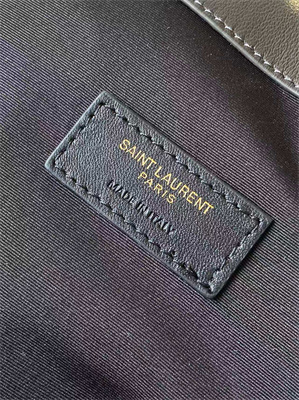 Y.S.L Jamie Shopping Bag In Lambskin Grey Color