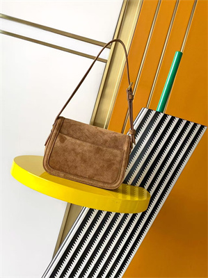 Y.S.L SOLFERINO Mini IN Suede CARAMEL COGNAC Color