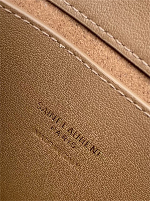 Y.S.L SOLFERINO Mini IN Suede CARAMEL COGNAC Color