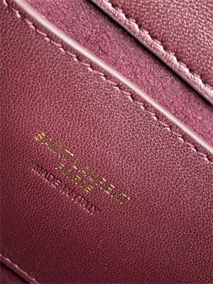 Y.S.L SOLFERINO Mini IN BOX SAINT LAURENT ROUGE CABERNET Color