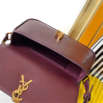 Y.S.L SOLFERINO Small IN BOX SAINT LAURENT ROUGE CABERNET Color